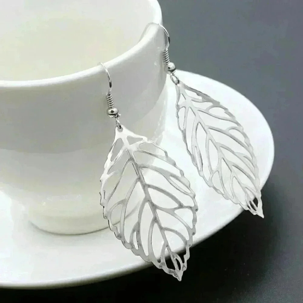 Leave Leaf Cute Sliver earring